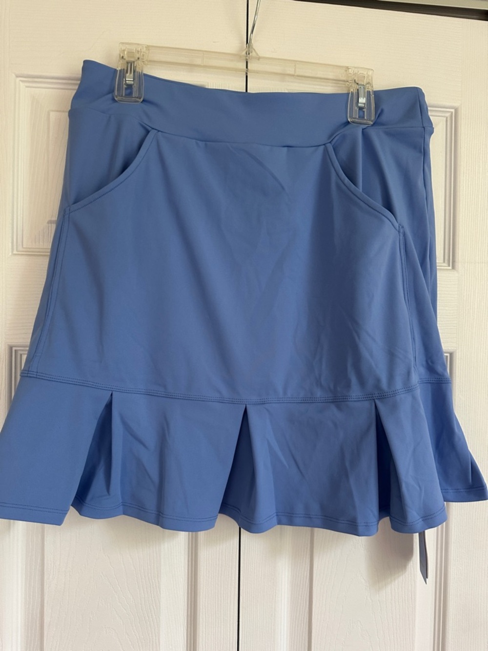 Performance Pleated Tennis Skirt in Periwinkle